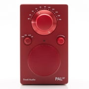 Tivoli Audio PAL BT Bluetooth FM Portable Radio and Speaker - Gen 3 (Red)