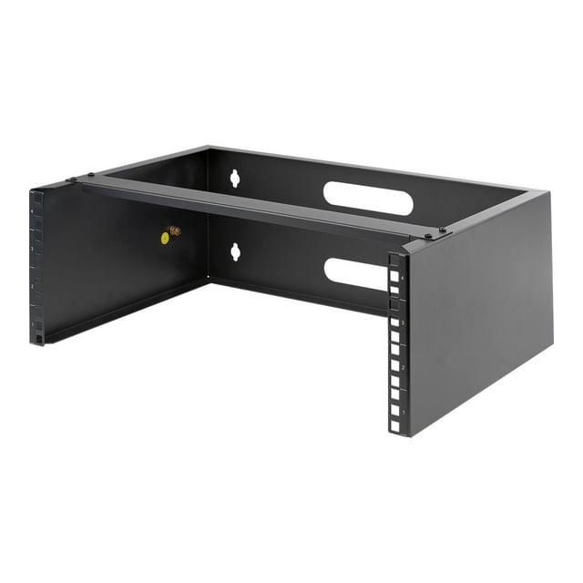 StarTech.com 4U Wall Mount Rack, 19 Pouces Wall Mount Network Rack, 13.78 Pouces Deep (Low Profile), Wall Mounting Patch Panel Bracket for Network Switches, IT Equipment, 44lb (20kg) Capacity 4U - Équipement de Réseau Rack (WALLMOUNT4) - Support de Montage pour Appareil Réseau - Montable au Mur - - - 19 Pouces