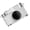 White, variant on Compact 2K Digital Camera Alloy Body Shockproof Design for Students Travel Use