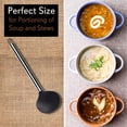 thumbnail image 4 of NutriChef Non-Stick Soup Ladle and Spatula Cookware Set, Stainless Steel PKSPT15, 4 of 7
