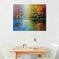 thumbnail image 2 of Nawypu  Painted Large Abstract Wall Art Modern Painting on Canvas Landscape Paintings Colorful Textured Artwork Ready to Hang, 2 of 4