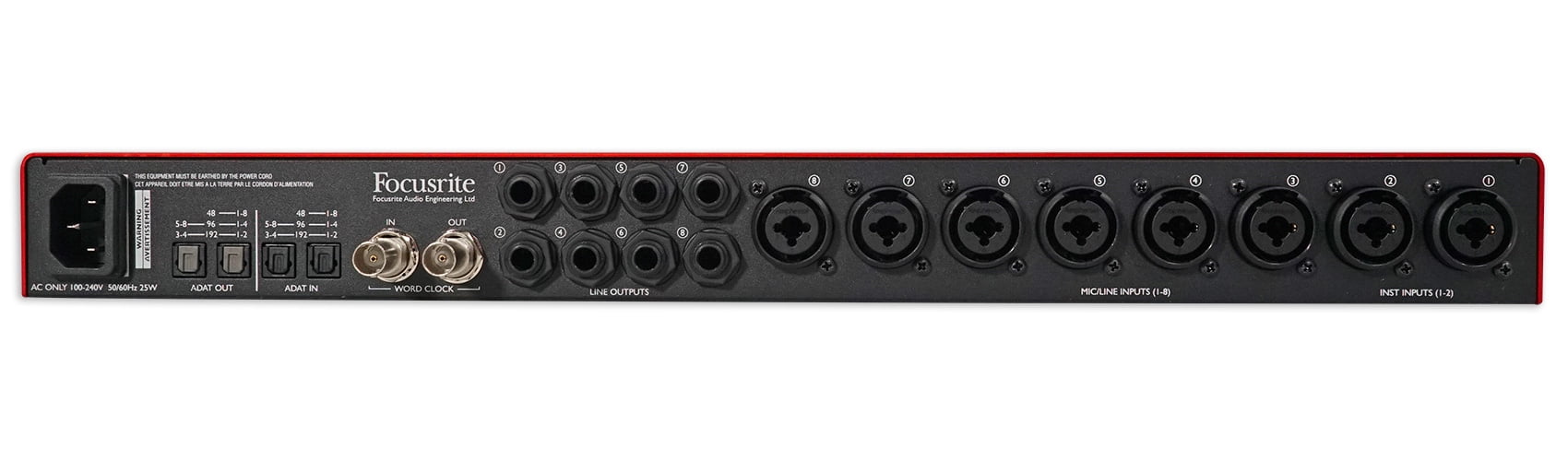 Focusrite Scarlett OctoPre Dynamic 8-Channel ADAT Microphone Mic