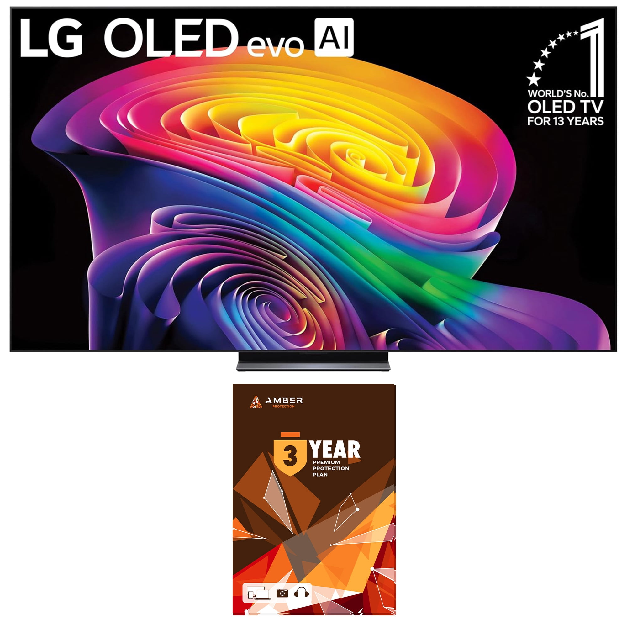 LG OLED77C6HUP 77 Inch Class OLED AI C6 4K Smart TV with 3 Year Amber Protection Plan (2026)