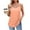 #01 Orange, variant on Tank Top for Women Casual Adjustable Spaghetti Straps Camisole Tops for Women Trendy Solid Color Round Neck Tank Tops Comfort Sleeveless Summer Tops