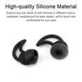 thumbnail image 3 of Puntas de silicona Miruchertter para auriculares, 3 pares, S/M/L, negras, 3 of 7