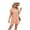Sherbet, variant on Women's Round Neck Short Sleeve Mini Dress 65% Rayon 30% Polyester 5% Spandex Lightweight Daytime Wear Daily Wear