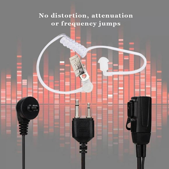Auriculares de Radio de dos Profesionales de Manos Libres, Auriculares de Radio, Comunicacia Manos Libres para el Elpositivo de Radio modelos de 2 Pines Walkie