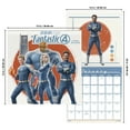 thumbnail image 2 of Fantastic Four Wall Calendar, 16 Months, by Treads International, 2 of 7