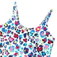thumbnail image 5 of 4-12T Girls Swimsuit Leopard One-Piece Adjustable Swimwear Ruffled Bathing Suit with UPF 50+ Sun Protection, 5 of 11