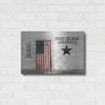thumbnail image 3 of Luxe Metal Art 'God Bless American Flag' by Lori Deiter, Metal Wall Art, 24"x16", 3 of 8