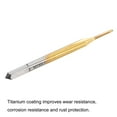 thumbnail image 4 of Uxcell M1 x 0.25 Cobalt High Speed Steel Straight Flute Machine Thread Tap Titanium Coated 2 Pack, 4 of 6