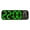 White shell green li, variant on hejhncii Large Screen LED Digital Clock with Remote Control Timer Functions Auto Dimming