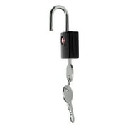 Protege Key Luggage Locks, Black, Set of 2