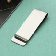 thumbnail image 1 of Metal acero inoxidable dinero efectivo Clip carpeta Collar Clip tarjeta bolsillo titular, 1 of 9