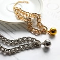 thumbnail image 3 of Training Dogs Collar Cat Pets Cuban Link Thick Chain Necklace Gold 6/8/10inch, 3 of 4