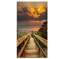 thumbnail image 2 of Long Wooden Stairs into the Sea Bridge, 2 of 3