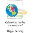 thumbnail image 2 of Funny Birthday Greeting Card (5" x 7") by Art from the Heart | 3 Pack + 3 Envelopes (Watercolor World), 2 of 5