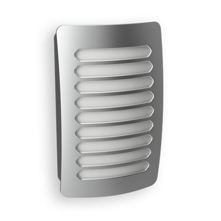 

Westek NL-DPLV-N Louver Decoplug Night Light Satin Nickel