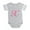 Heather Gray, variant on CafePress - X Pink Initial_Tr - Cute Infant Baby Football Bodysuit