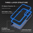 thumbnail image 4 of Petocase Phone Case for Samsung Galaxy A56 5G Case,[15 FT Military Grade Drop Protection] Heavy Duty Non-Slip Shockproof Dropproof 3-Layer Cover Phone Case for Galaxy A56,Navy Blue, 4 of 7