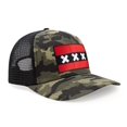 thumbnail image 2 of Amsterdam Flag Hat for Men and Women – Adjustable Snapback Baseball Cap by International Tie (Camouflage), 2 of 3