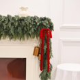 thumbnail image 6 of 10Pcs 20"x8" Velvet Christmas Tree Bows, Vintage Ribbon Tree Topper Bows, Ornaments for Staircase Garland Wreath Holiday Home DIY Crafts Christmas Decorations( Red ), 6 of 11