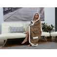 thumbnail image 2 of Chic Home Cheetah Patterned Coral Fleece Throws 51.00" x 71.00", 2 of 8