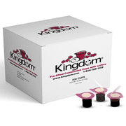 Kingdom Prefilled Communion Cup with Wafers Sealed in a Single-Serving Container with One-Year Shelf Life - 500 Count Red Juice