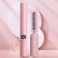 thumbnail image 2 of ABPWLY Wireless Hair Straightener Mini USB Charging Portable Hair Straightener Flattened Hair Straight Curl Purpose Hair Comb Clearance Easy Use Canada Days Unique Design Flexibility, 2 of 2
