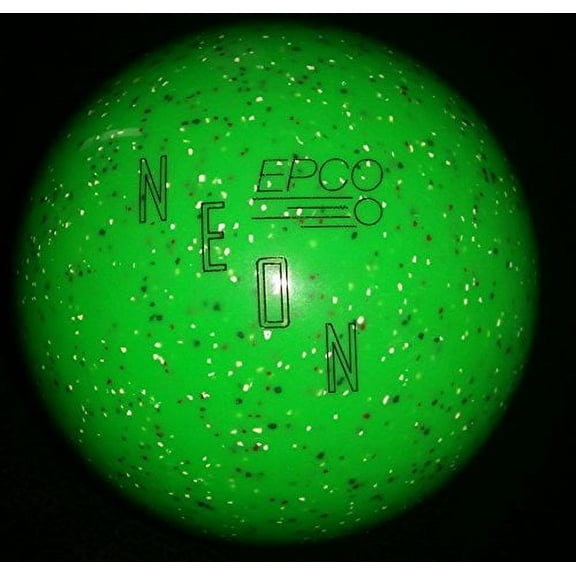 EPCO Neon Candlepin Bowling Ball- Neon Green Single Ball (Size:4 1/2 inch- 2lbs. 6oz.;)