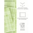 thumbnail image 3 of Comfort Canopy - 4 Piece Moss Polka Dot Patterned Bed Sheets for Full Size Bedding, 3 of 11