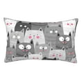 thumbnail image 1 of Easygdp Cats Group for Soft Pillow Case Pillow Protectors,Perfect for Sleeping (Pillow Core Not Included)-20"x30", 1 of 6