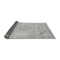 thumbnail image 2 of Ahgly Company Indoor Round Abstract Gray Modern Area Rugs, 8' Round, 2 of 4
