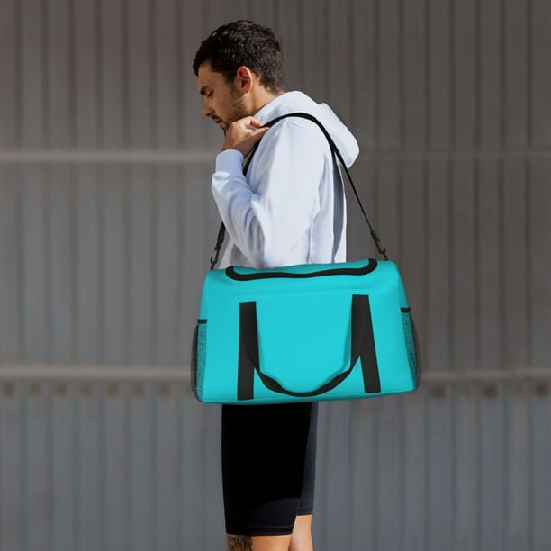 Rateoe Aqua Pattern Gym Bag for Women, Duffle Bag for Travel with Wet Pocket, Carry on Weekender Bags for Women, Water Resistant Travel Bag Duffel Bag Rateoe Aqua Pattern Gym Bag for Women, Duffle Bag for Travel with Wet Pocket, Carry on Weekender Bags for Women, Water Resistant Travel Bag Duffel Bag