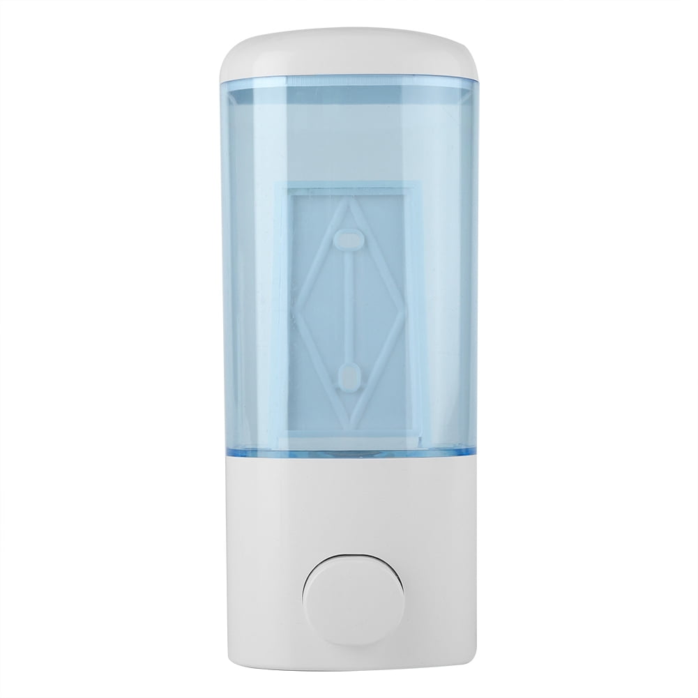 Ccdes 400ML Soap Liquid Dispenser, Shampoo Dispenser, Bathroom Hotel Wall Mounted Plastic Soap Liquid Shampoo Lotion Manual Dispenser