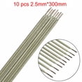 thumbnail image 1 of 10Pcs Stainless Steel E6031 Arc Welding Rods Electrodes Good Mild Steel 2 5Mm 3 2Mm Welding Process Performance Welding Rods, 1 of 8
