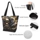 thumbnail image 4 of Easygdp Gold Rose Skull Bolso de Hombro para Mujer, Bolso Bandolera y Cartera de Mano Elegante para Uso Diario, 4 of 6