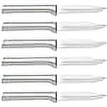 Rada Cutlery Regular Paring Knife, Silver Handle, Pack of 6