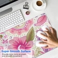 thumbnail image 4 of Long Mouse Pads for Desk,Pioneer Flower Floral Print Pattern Desk Mats on Top Of Desks, Desk Mouse Pad Extra Large with 3mm Non-Slip Base and Stitched Edge for Gaming,Office,Work,Home 31.5"x11.8", 4 of 6