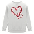 thumbnail image 6 of PNTUTB Men's Fashion Valentine's Day Print Classic Crew Neck Long Sleeve Casual Loose Comfort Pullover Sweatshirts, 6 of 6