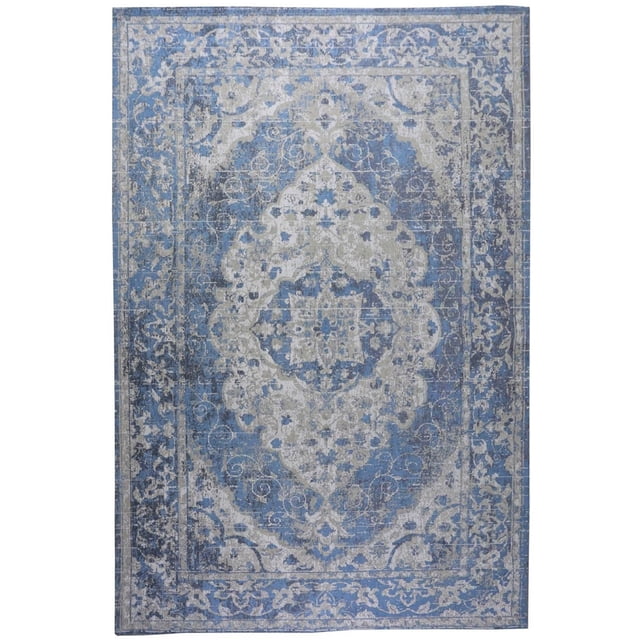Home Decor Inc Grey Classic Design Area Rug – 78" x 117", Perfect for Living Room