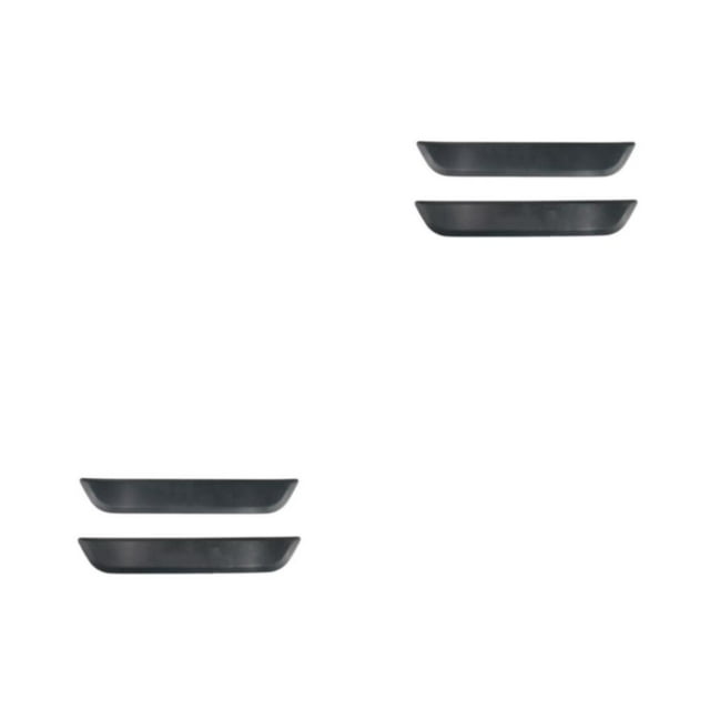 stanreset 1/2/3 Car Rear Door Sill Protector Strip Plate Anti-Scratch Sticker Pedal Cover Anti-dirty Vehicle Protective Ornaments 2PCS