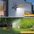 thumbnail image 4 of Focos solares APOMAO, 2 unidades, 36 LED, 1000 lm, impermeables, 4 of 8