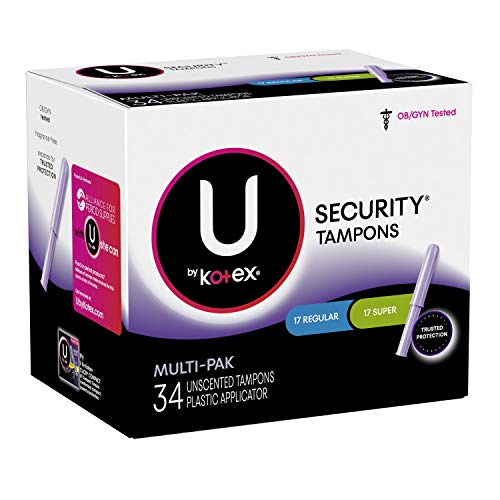 U by Kotex Security Tampons Multipack 136 Count Walmart Canada