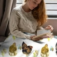 thumbnail image 3 of Yibo Chickens Blanket Just A Girl Who Loves Chickens Blanket Ultra Soft Farm Lover Blanket for Couch Bed Sofa Gift for Chickens Lovers for All Seasons Chickens Decor for Girls, 3 of 7