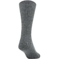 thumbnail image 4 of Gold Toe Women's Wool Recycled Crew Socks, 2 Pairs, Charcoal, Black, Shoe Size: 6-9, 4 of 4