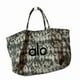 thumbnail image 4 of alo womens Iconic Shopper Tote Grey Tie dye oversized open front bag, 4 of 5