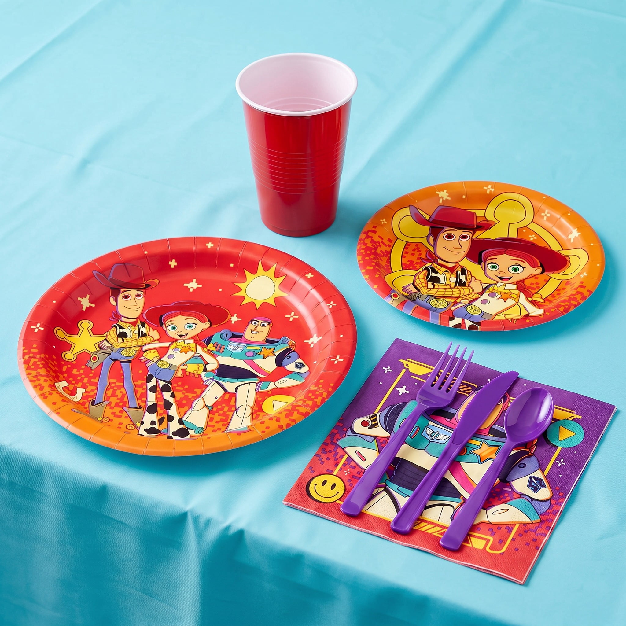 Toy Story 16 Count 6.5IN x 6.5IN Multicolor Lunch Napkins