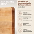 thumbnail image 3 of John Boos Chop N Slice Large Maple Wood Edge Grain Cutting Board, 20"x15"x1.25", 3 of 11