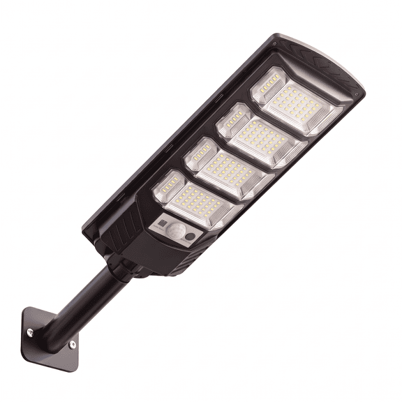 VOLIVO Solar Street Lights Outdoor, Waterproof Motion Sensor LED Solar Parking Lot Lights with Remote for Patio Parking Lot Garage Yard